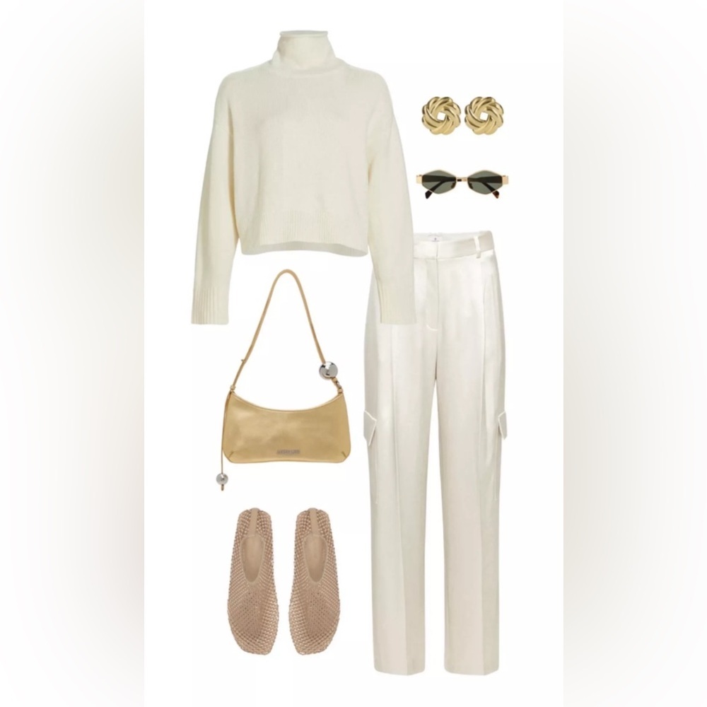 Aritzia Babaton Outgoing Satin Cargo Pant - Picture 13 of 14